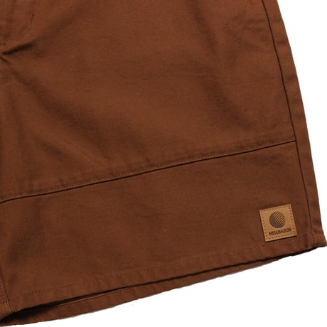 HELLRAZOR DUCK SHORTS - WALNUT