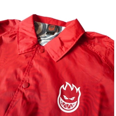 SPITFIRE LIL BIGHEAD SWIRL COACH JACKET RED
