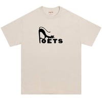 POETS HANNA SCREENED TEE - BEIGE