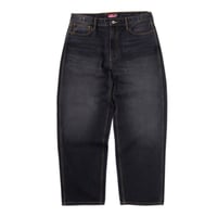 HELLRAZOR BAGGIE DENIM PANTS - FADE BLACK