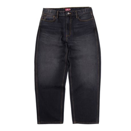 HELLRAZOR BAGGIE DENIM PANTS - FADE BLACK