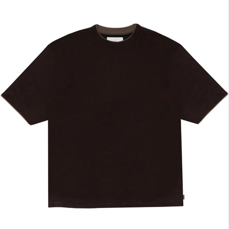 WHIMSY SUMMER WOOL TEE  - BROWN