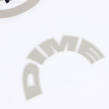 DIME ARCH RINGER TEE - WHITE