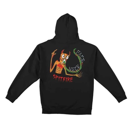 SPITFIRE X NECKFACE DEMON PULLOVER HOODIE-BLACK