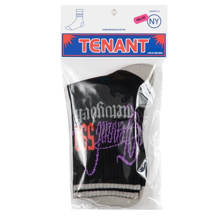 TENANT GOTHAM SOCK - BLACK