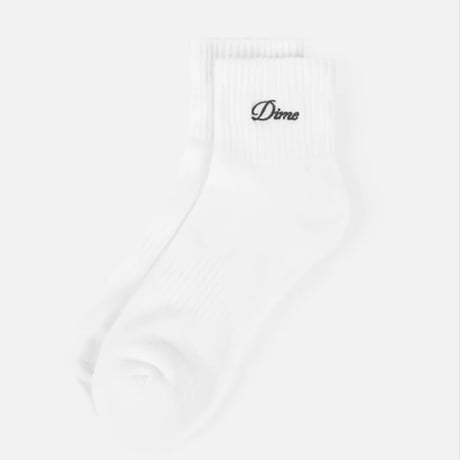 DIME 2PACK  ANKLE SOCKS - WHITE