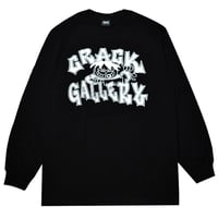CRACK GALLERY  CUTIE L/S TEE - BLACK