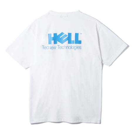 HELLRAZOR HELL NEW TECHNOLOGIES TEE - WHITE