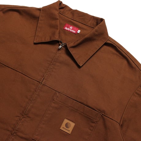 HELLRAZOR DUCK ZIP SHIRT - WALNUT