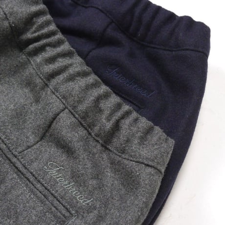 INTERBREED DAD WOOL TROUSERS NAVY
