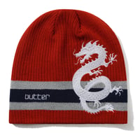 BUTTERGOODS DRAGON SKULLY BEANIE - RED