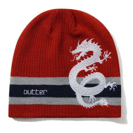 BUTTERGOODS DRAGON SKULLY BEANIE - RED