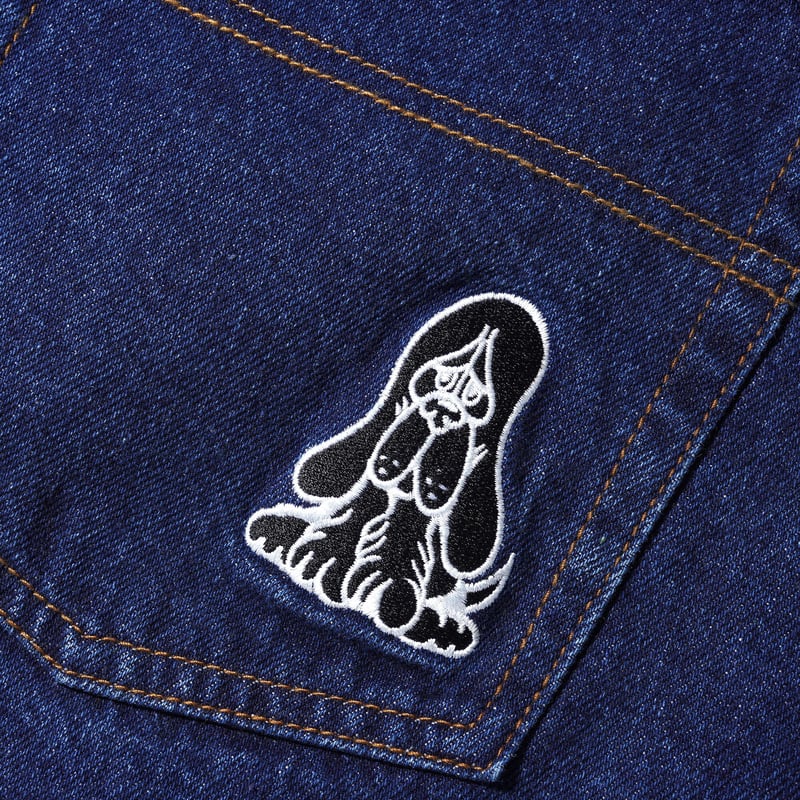 パンツ Buttergoods HOUND DENIM BUTTERGOODS HOUND DENIM JEANS - DARK INDIGO | B