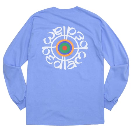 BEDLAM TARGET L/S TEE  - CARDINAL BLUE