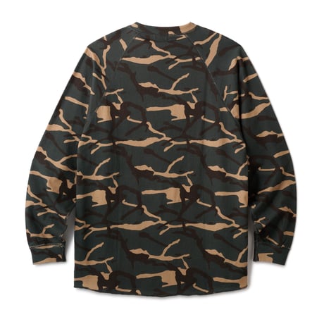 HELLRAZOR HENRY L/S SHIRT - ARMYGREEN