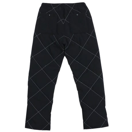 WHIMSY  REFLECTIVE QUILTED DOWN PANTS - BLACK