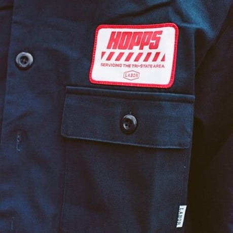 HOPPS X LABOR WORK SHIRT - NAVY