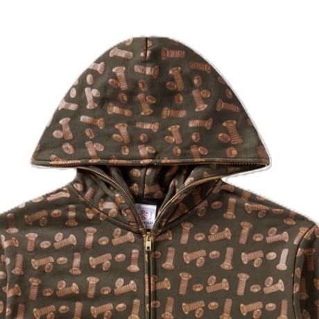 BRONZE56K X ICECREAM HARDWARE FULL ZIP HOODIE
