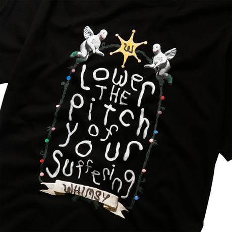 WHIMSY ANGEL TEE - BLACK