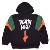 DEATHWISH UNIVERSITY PULLOVER JACKET - BLACK