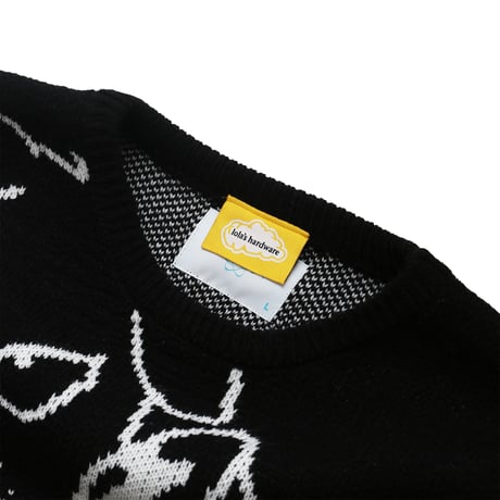 LOLAS x WHIMSY  BLOOD SWEATER - BLACK