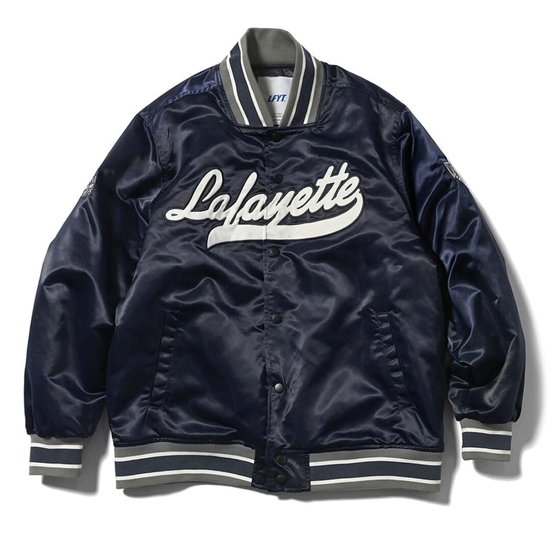 LAFAYETTE WORLD CHAMPS SATIN VARSITY JACKET - 3...