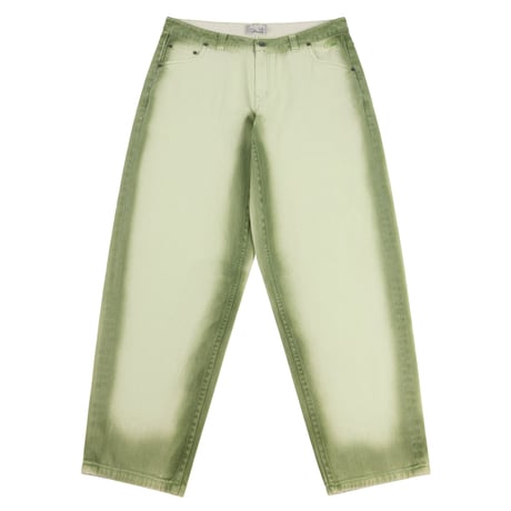 DIME CLASSIC BAGGY DENIM PANTS - MATCHA