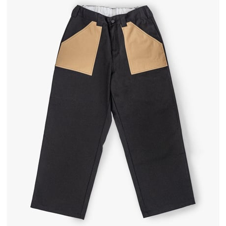 POETIC COLLECTIVE PAINTER DETAILS PANTS - BLACK/CAMEL