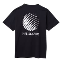 HELLRAZOR CRACKED CORE LOGO TEE - BLACK