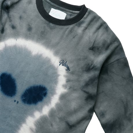 WHIMSY  ALIEN TIE-DYE THERMAL - SLATE BLUE