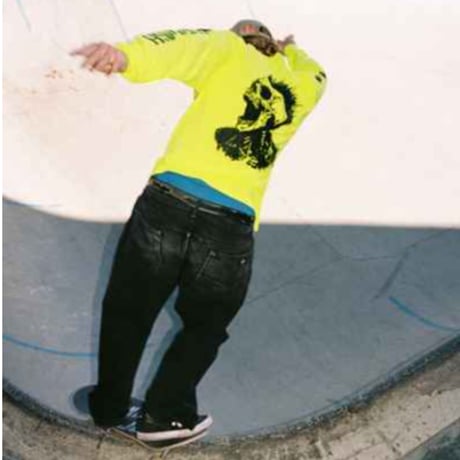 DEATHWISH CREEPING L/S TEE - NEON