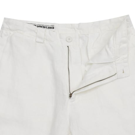 WHIMSY LINEN DYED CHINOS - WHITE