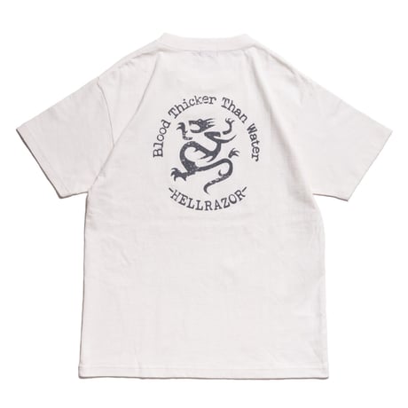 HELLRAZOR BLOOD THICKER SHIRT - WHITE