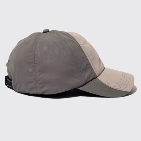 DEMARCOLAB TECH LEATHER RACING CAP - ECRU