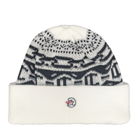 CLASSIC GRIP CHAIN BEANIE - WHITE