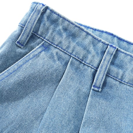 BUTTERGOODS PLEATED DENIM - W,INDIGO