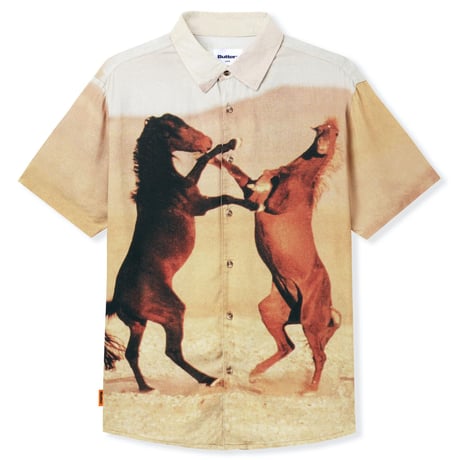 BUTTER GOODS HORSES S/S SHIRTS -MULTI