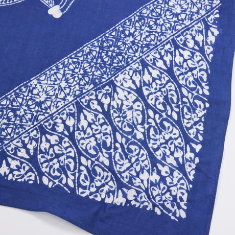 RAJABROKE WAU FUJITATE HANDKERCHIEF - BLUE