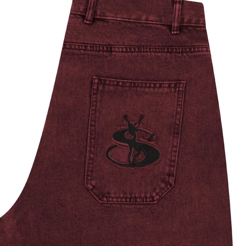 YARDSALE PHANTASY JEANS Denim Red - デニム/ジーンズ
