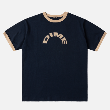 DIME ARCH RINGER TEE - NAVY