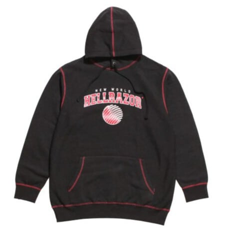 HELLRAZOR AUTHENTIC COLLAGE PULLOVER - BLACK
