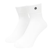 WHIMSY VERSE SOCKS - WHITE