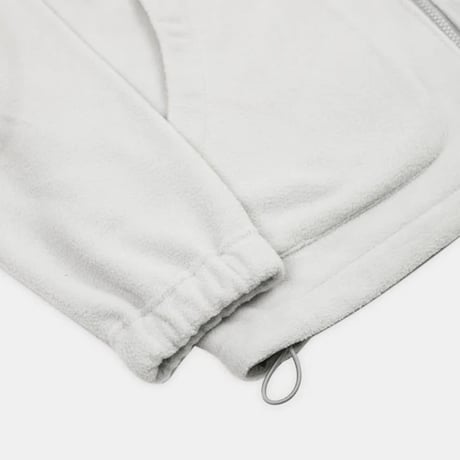 YARDSALE FLEECE ZIP HOOD - SILVER