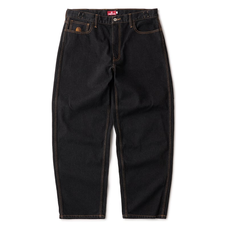 HELLRAZOR BAGGIE DENIM PANTS Ｌ HELLRAZOR BAGGIE DENIM PANTS - ONE WASH BLACK |