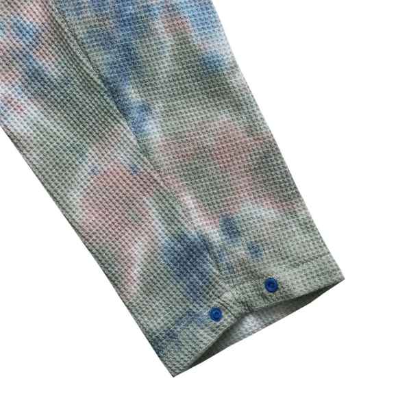 WHIMSY TIE DYE THERMAL - NAVY | BOTTOM LINE