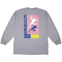 STUDIO SKATEBOARDS JUST DANCE L/S TEE-H,GREY