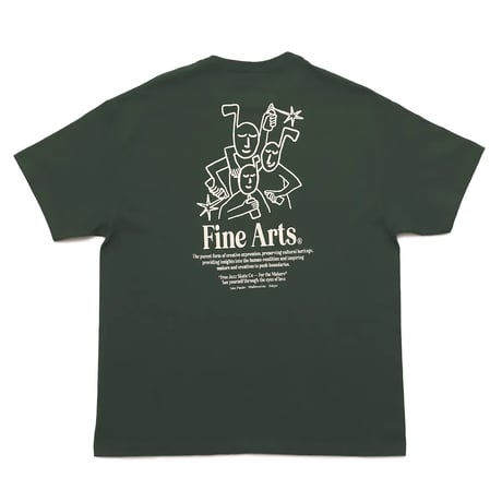 FREEJAZZ FIRE ARTS TEE - F,GREEN