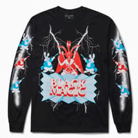 CALL ME 917 BLACKMAGIC L/S TEE - BLACK