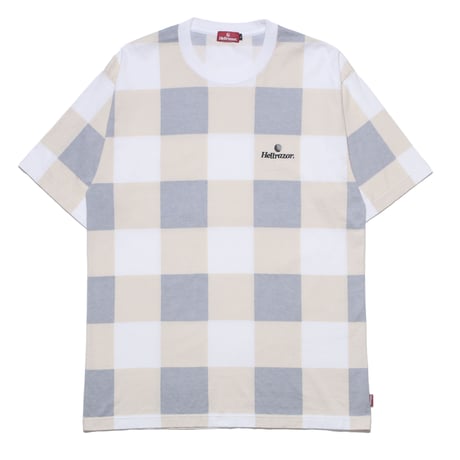 HELLRAZOR BLOCK CHECK SHIRT - IVORY