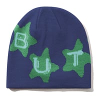 BUTTERGOODS STARS SKULLY BEANIE - NAVY
